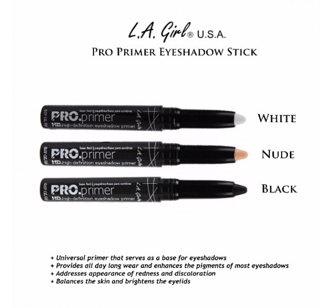 Праймер для век L.A. Girl HD PRO Primer Eyeshadow Stick